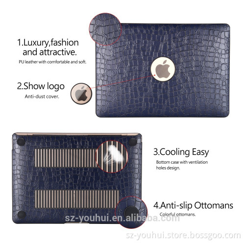 New style Quality Corcodile Pattern casing for Macbook Retina